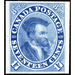 canada stamp 19tc jacques cartier 17 1867 M VF 001
