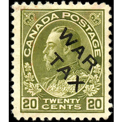 canada stamp mr war tax mr2c war tax 20 1915 U VF 021