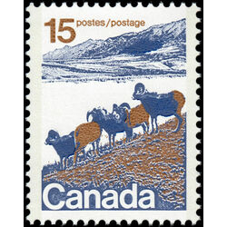 canada stamp 595aiii mountain sheep 15 1976