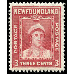 newfoundland stamp 255 queen elizabeth 3 1941 M FNH 004