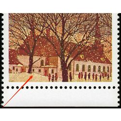 canada stamp 1004 urban church 32 1983 M PANE VARIETY