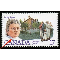 canada stamp 882a canadian feminists 1981 M PANE VARIETY879I