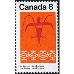 canada stamp 564pii assiniboine thunderbird 8 1972
