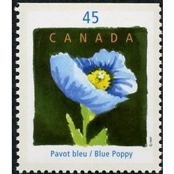 canada stamp 1638i blue poppy by claude a simard 45 1997