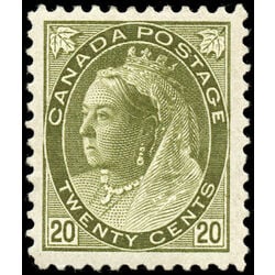 canada stamp 84 queen victoria 20 1900