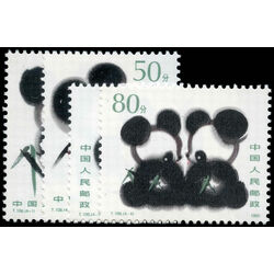 china stamp 1983 6 paintings of giant pandas 1985