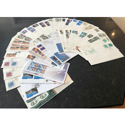 collection of 42 canada first day covers 34c 47c all grouped together by scott