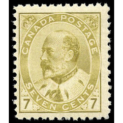 canada stamp 92 edward vii 7 1903 M F VFNH 020