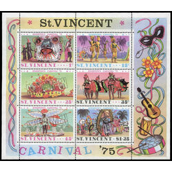 st vincent stamp 406a kingstown carnival 1975 1975
