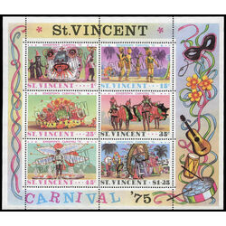 st vincent stamp 406a kingstown carnival 1975 1975