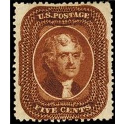 us stamp postage issues 30 jefferson 5 1857