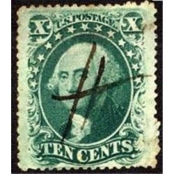 us stamp 31 washington 10 1857