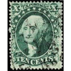 us stamp postage issues 34 washington 10 1857
