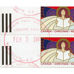 canada stamp bk booklets bk91 christmas angels 1986 D 001