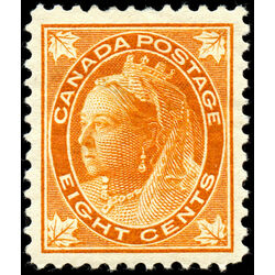 canada stamp 72 queen victoria 8 1897 M VF 008