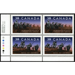 canada stamp 1250ii canadian infantry regiments 1989 PB LL