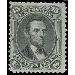 us stamp postage issues 91 lincoln 15 1867