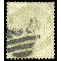 great britain stamp 107 queen victoria 1sh 1884 U 006