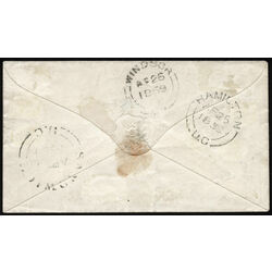 canada stamp 12 beaver 3d 1859 U XF 030