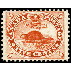 canada stamp 15 beaver 5 1859