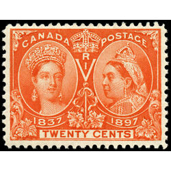 canada stamp 59 queen victoria diamond jubilee 20 1897