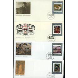 collection of 12 canada first day covers masterpieces of canadian art 1