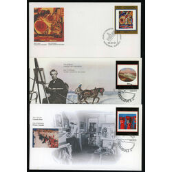 collection of 12 canada first day covers masterpieces of canadian art 1