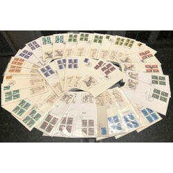 large collection of 35 fdc of canada mammal definitives
