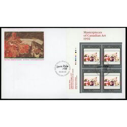 canada stamp 1419 red nasturtiums 50 1992 FDC UL 004