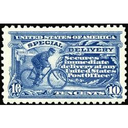 us stamp e special delivery e9 messenger on bicycle 10 1914