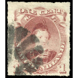 newfoundland stamp 37 edward prince of wales 1 1877 U VF 011
