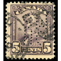 canada stamp o official oa153 king george v 5 1928