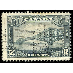 canada stamp o official o8 156 quebec bridge 12 1928