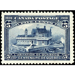 canada stamp 99 champlain s habitation 5 1908 M DEF 043
