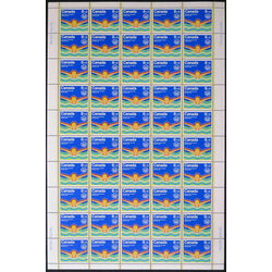 canada stamp b semi postal b4 swimming 1975 M PANE VARIETY