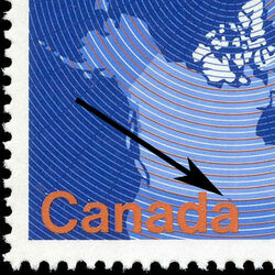 canada stamp 847 map of canada 17 1980 M PANE VAR847II