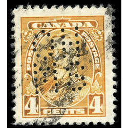 canada stamp o official oa220 king george v 4 1935
