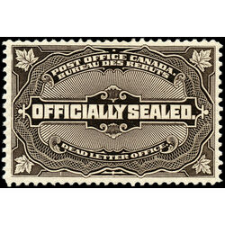 canada stamp o official ox4 officially sealed 1913 M VF 010
