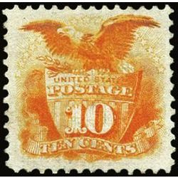 us stamp postage issues 116 shield eagle 10 1869
