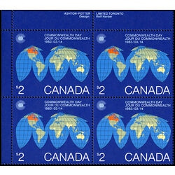 canada stamp 977 commonwealth day 2 1983 PB UL