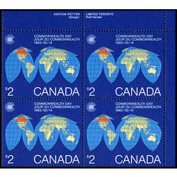 canada stamp 977 commonwealth day 2 1983 PB UR