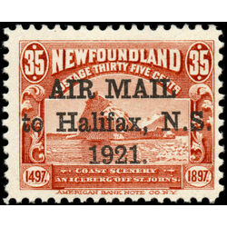 newfoundland stamp c3 iceberg 35 1921 M F 009