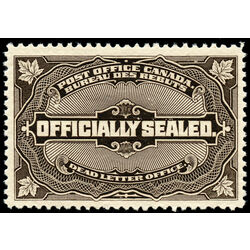 canada stamp o official ox4 officially sealed 1913 M VF 011