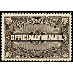 canada stamp o official ox4 officially sealed 1913 M VF 011