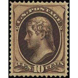 us stamp postage issues 150 jefferson 10 1870