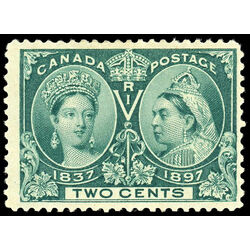 canada stamp 52i queen victoria diamond jubilee 2 1897
