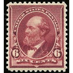 us stamp postage issues 224 garfield 6 1890