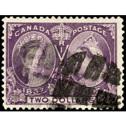 canada stamp 62 queen victoria diamond jubilee 2 1897 U F VF 051