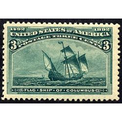us stamp postage issues 232 flagship of columbus 3 1893