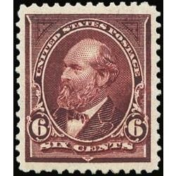 us stamp postage issues 256 garfield 6 1894